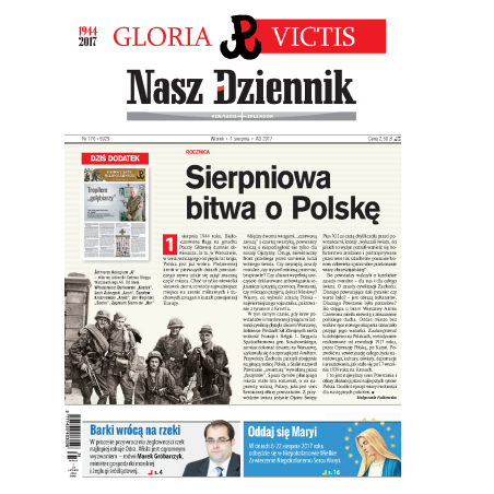 Nasz Dziennik z dnia 01.08.2017 wydanie PDF