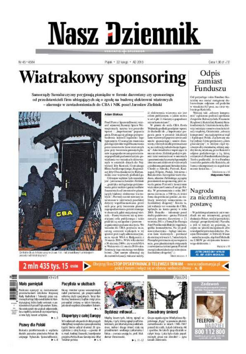 Nasz Dziennik z dnia 22.02.2013 wydanie PDF