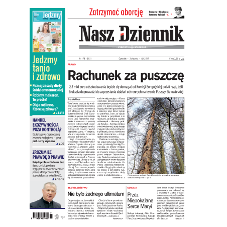 Nasz Dziennik z dnia 03.08.2017 wydanie PDF