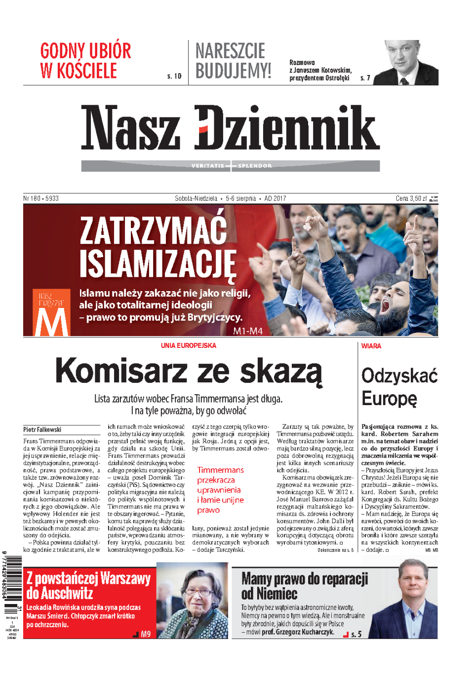 Nasz Dziennik z dnia 05.08.2017 wydanie PDF
