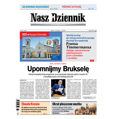 Nasz Dziennik z dnia 08.08.2017 wydanie PDF