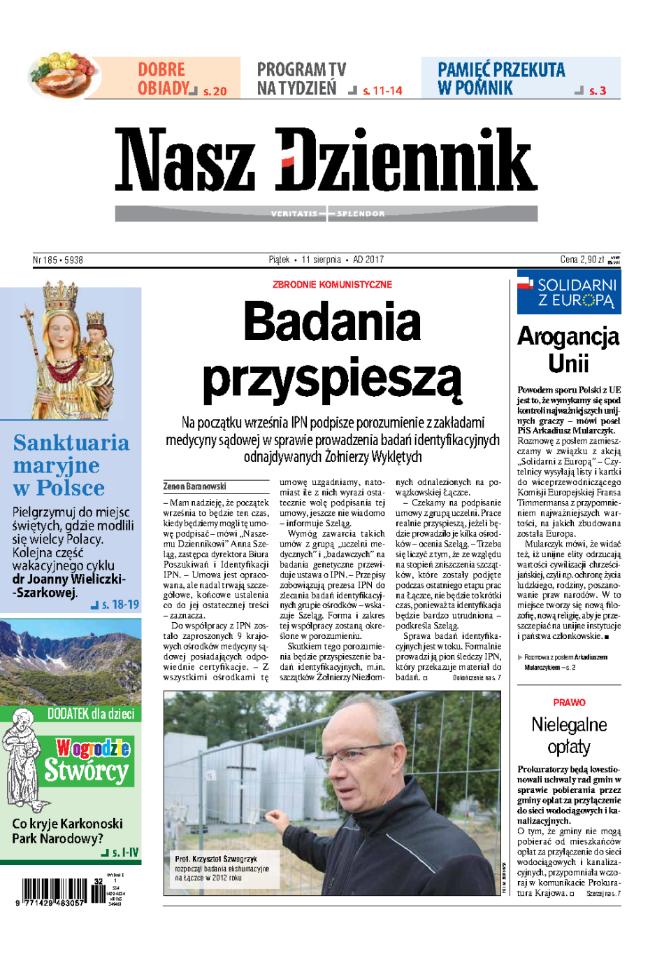 Nasz Dziennik z dnia 11.08.2017 wydanie PDF