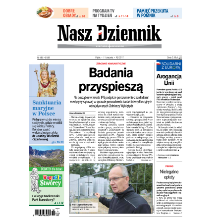 Nasz Dziennik z dnia 11.08.2017 wydanie PDF