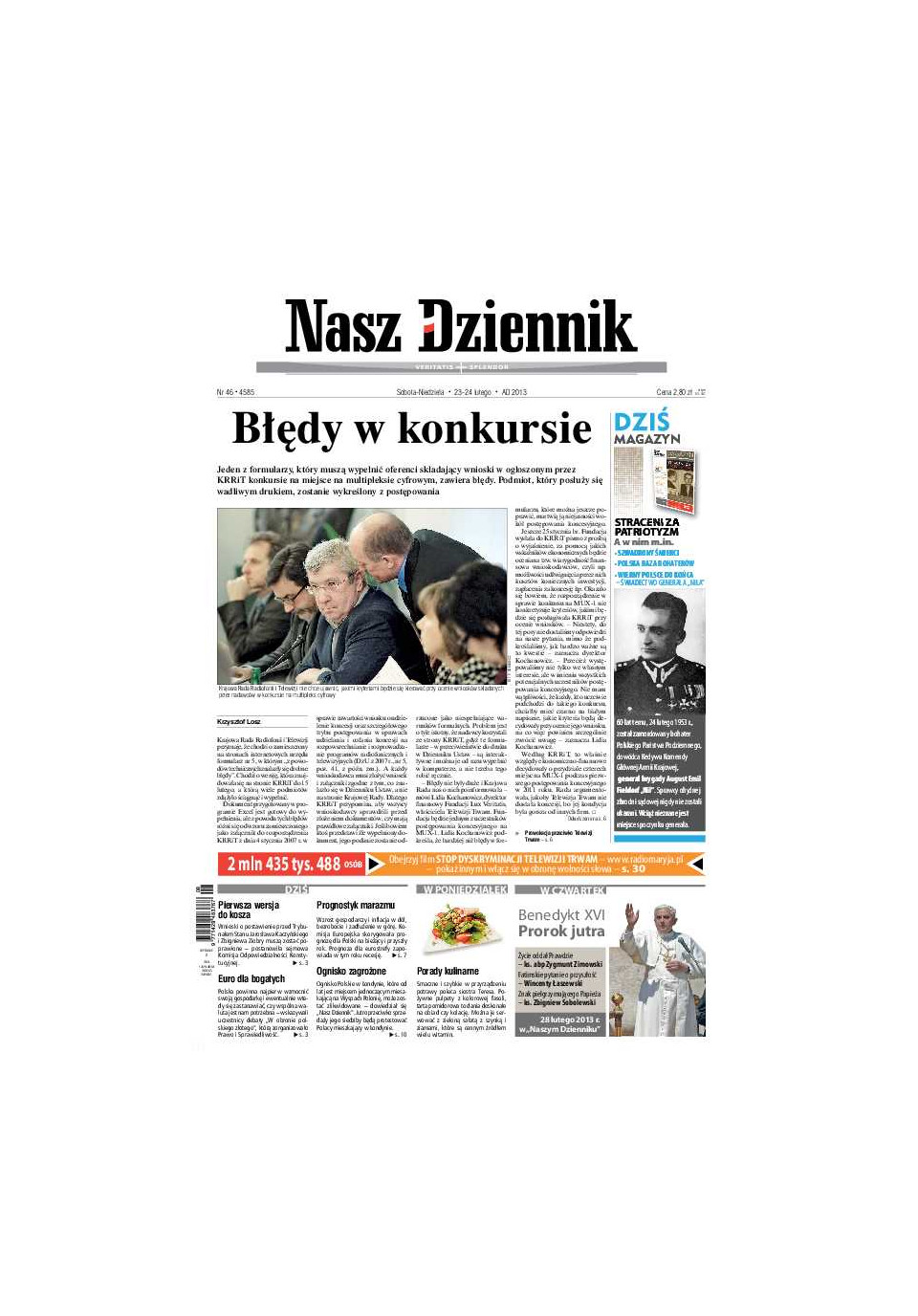 Nasz Dziennik z dnia 23.02.2013 wydanie PDF