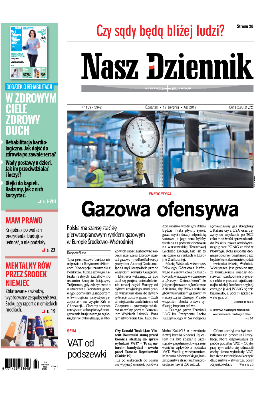 Nasz Dziennik z dnia 17.08.2017 wydanie PDF