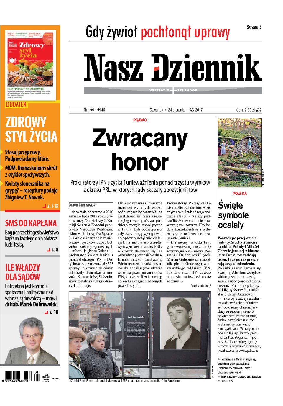 Nasz Dziennik z dnia 24.08.2017 wydanie PDF