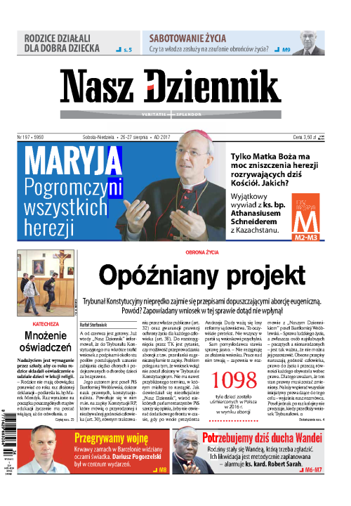 Nasz Dziennik z dnia 26.08.2017 wydanie PDF