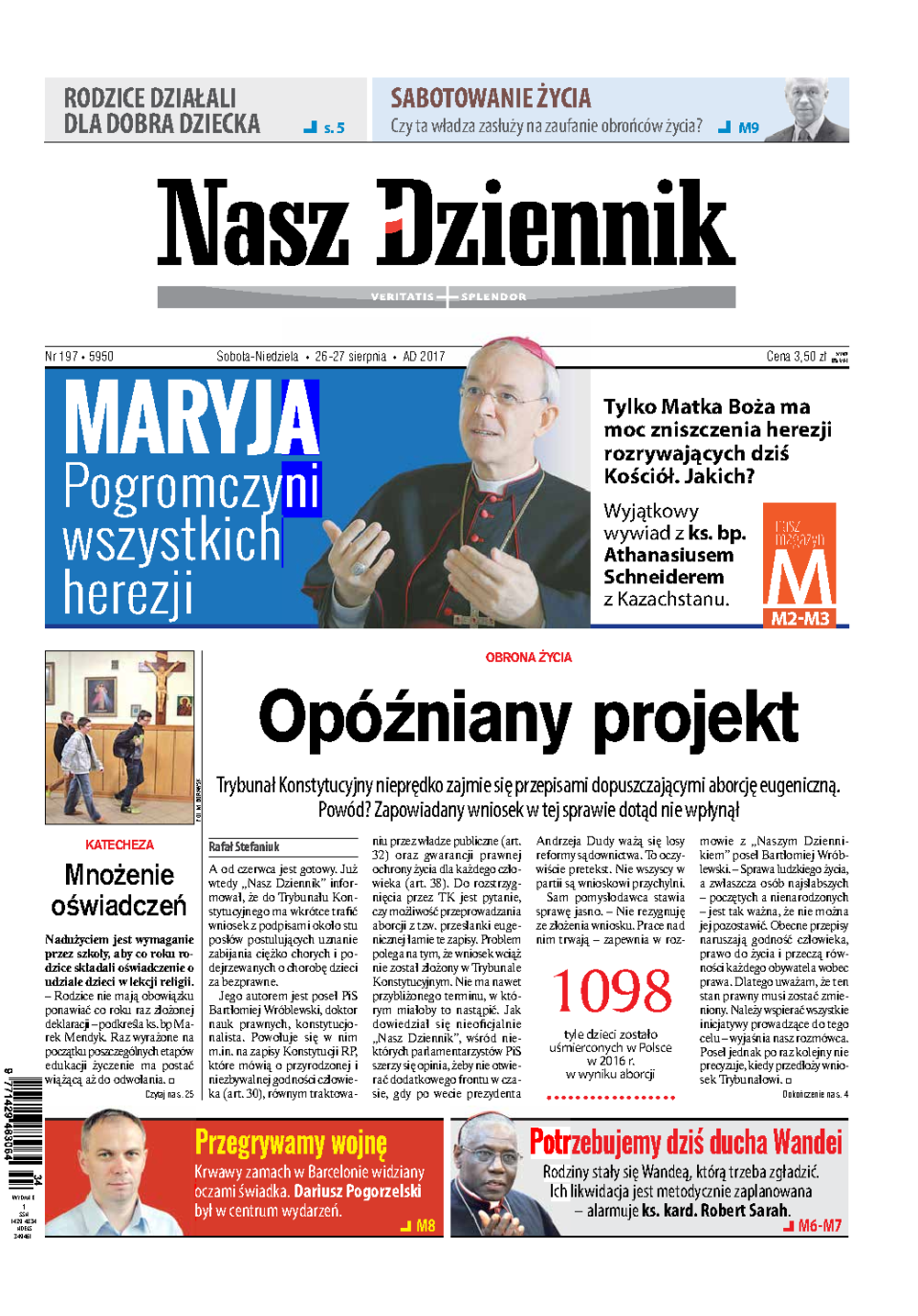 Nasz Dziennik z dnia 26.08.2017 wydanie PDF