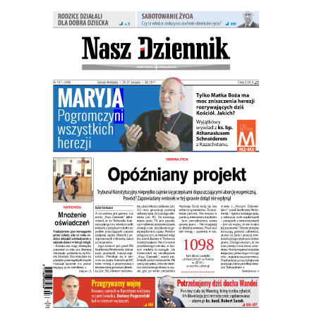 Nasz Dziennik z dnia 26.08.2017 wydanie PDF