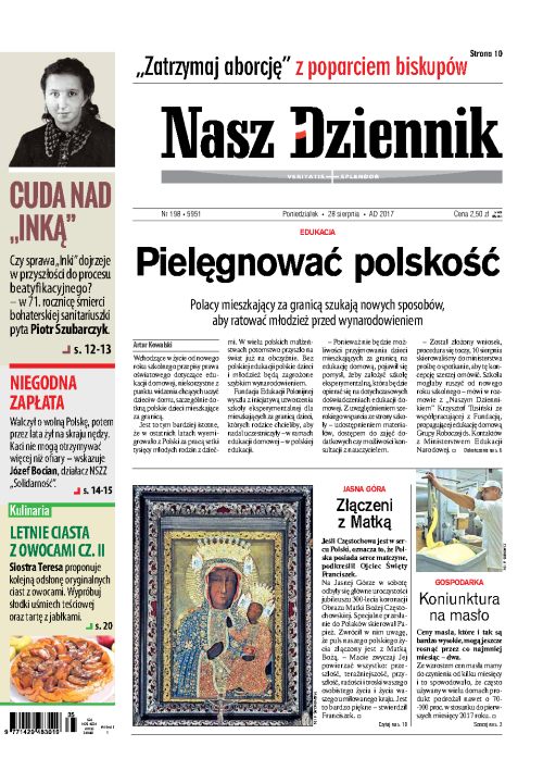Nasz Dziennik z dnia 28.08.2017 wydanie PDF