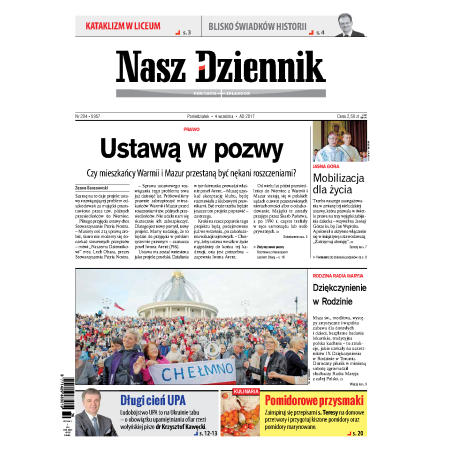 Nasz Dziennik z dnia 04.09.2017 wydanie PDF
