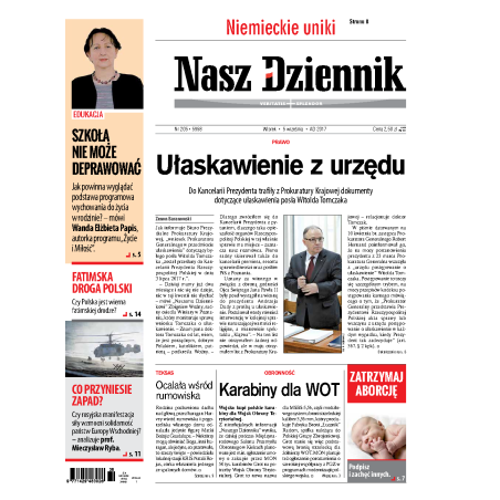Nasz Dziennik z dnia 05.09.2017 wydanie PDF