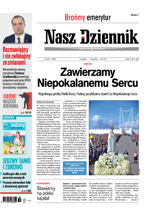 Nasz Dziennik z dnia 07.09.2017 wydanie PDF