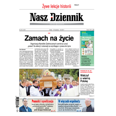 Nasz Dziennik z dnia 20.09.2017 wydanie PDF