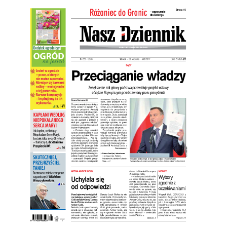 Nasz Dziennik z dnia 26.09.2017 wydanie PDF