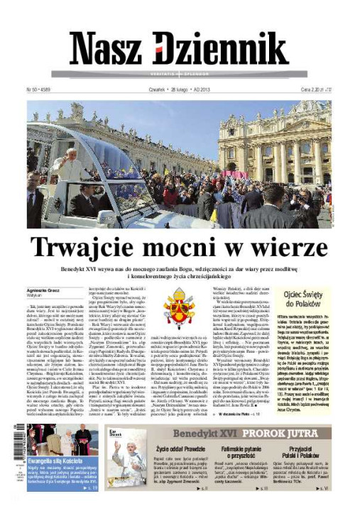 Nasz Dziennik z dnia 28.02.2013 wydanie PDF