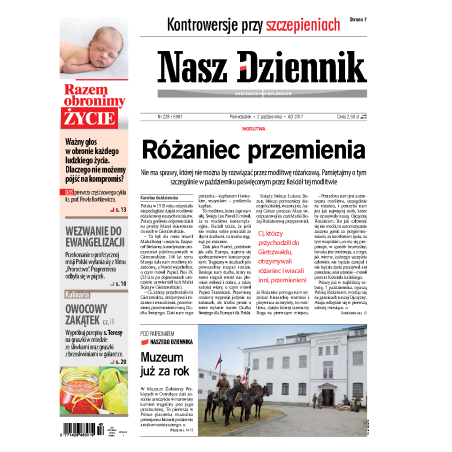 Nasz Dziennik z dnia 02.10.2017 wydanie PDF