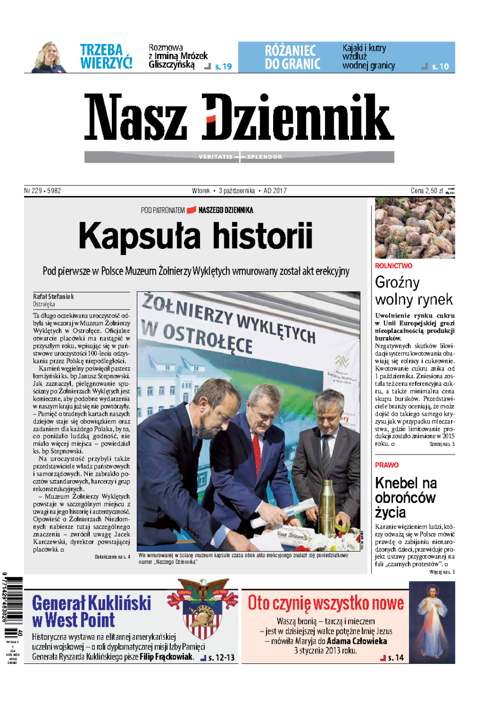 Nasz Dziennik z dnia 03.10.2017 wydanie PDF
