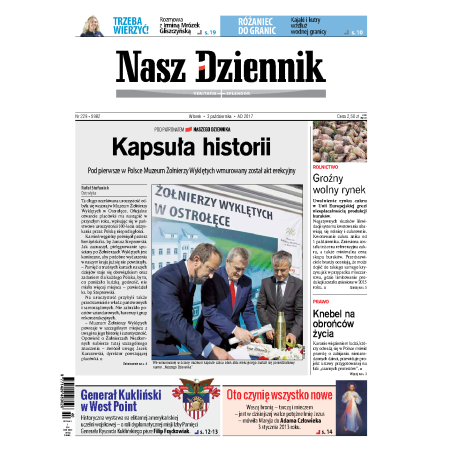 Nasz Dziennik z dnia 03.10.2017 wydanie PDF