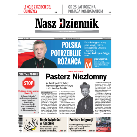 Nasz Dziennik z dnia 07.10.2017 wydanie PDF