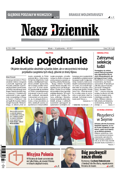 Nasz Dziennik z dnia 10.10.2017 wydanie PDF