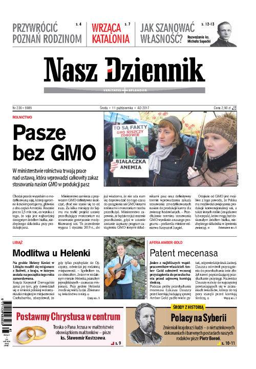 Nasz Dziennik z dnia 11.10.2017 wydanie PDF