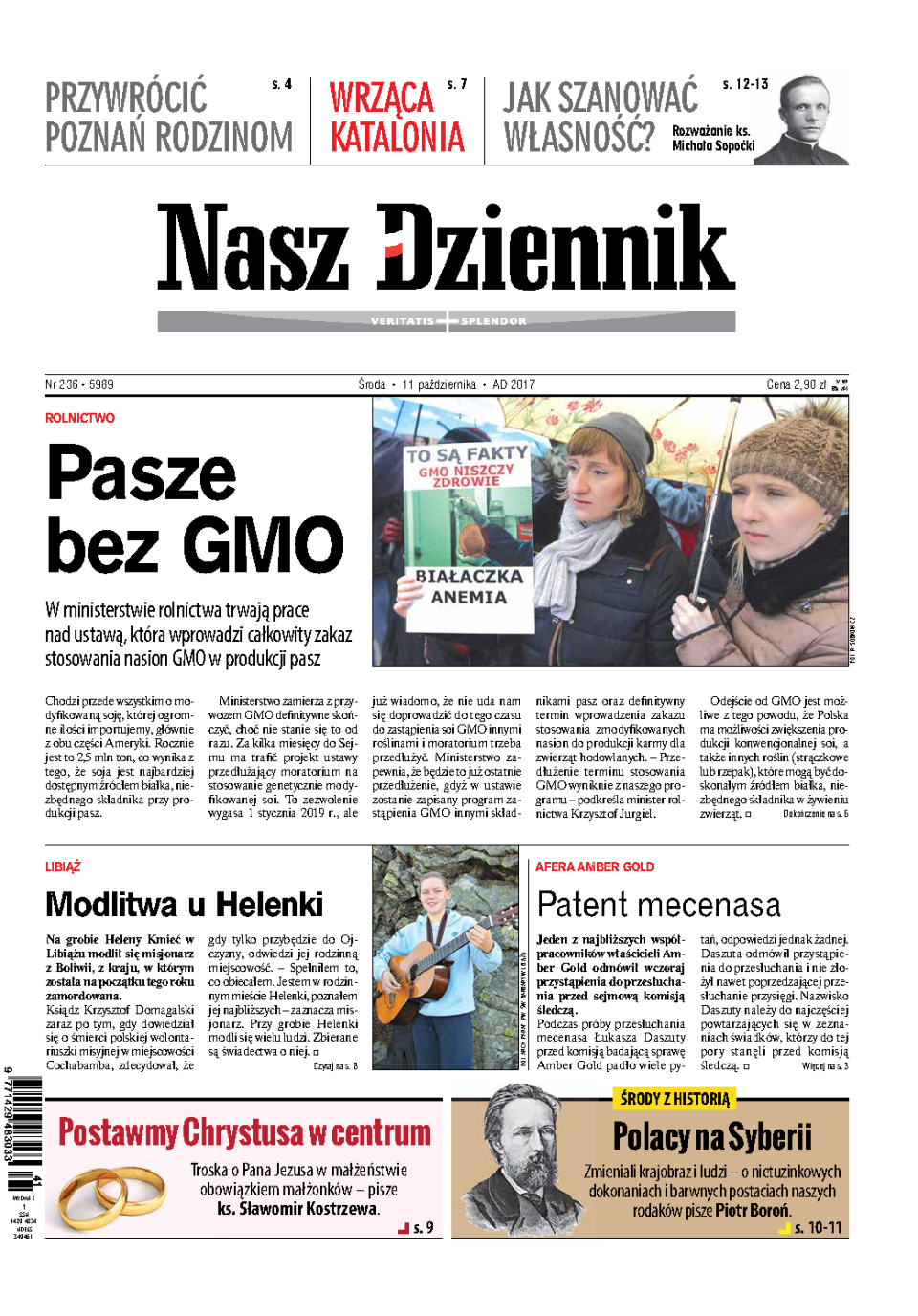 Nasz Dziennik z dnia 11.10.2017 wydanie PDF