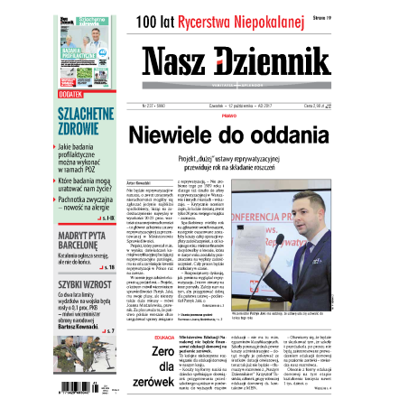 Nasz Dziennik z dnia 12.10.2017 wydanie PDF