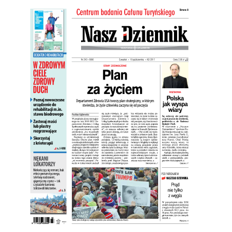 Nasz Dziennik z dnia 19.10.2017 wydanie PDF