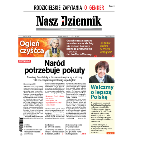 Nasz Dziennik z dnia 31.10.2017 wydanie PDF
