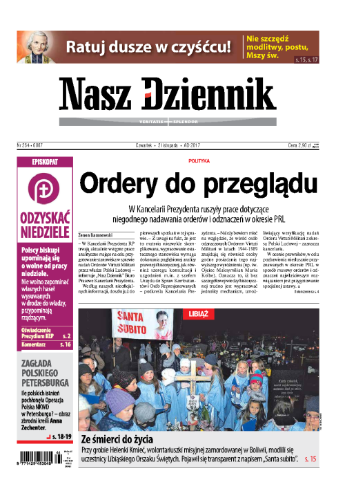 Nasz Dziennik z dnia 02.11.2017 wydanie PDF