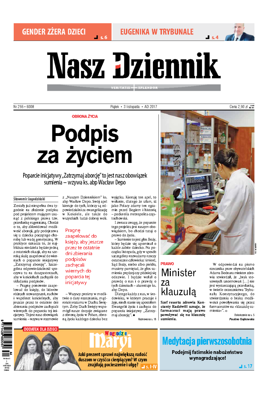 Nasz Dziennik z dnia 03.11.2017 wydanie PDF