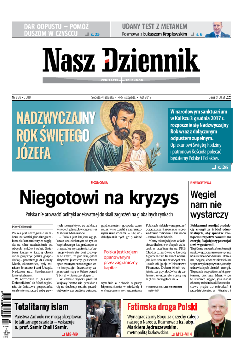 Nasz Dziennik z dnia 04.11.2017 wydanie PDF