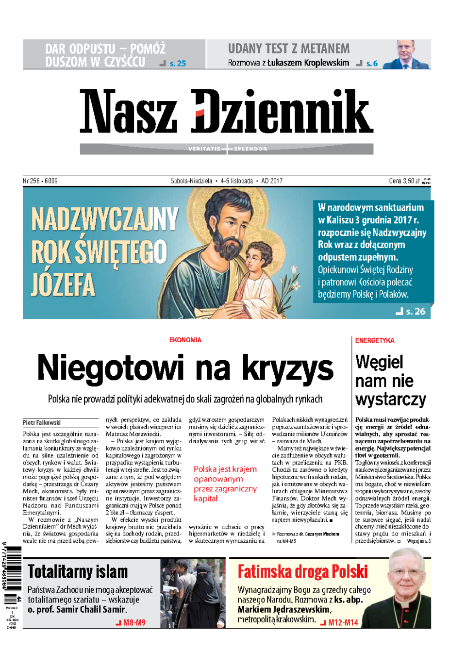 Nasz Dziennik z dnia 04.11.2017 wydanie PDF