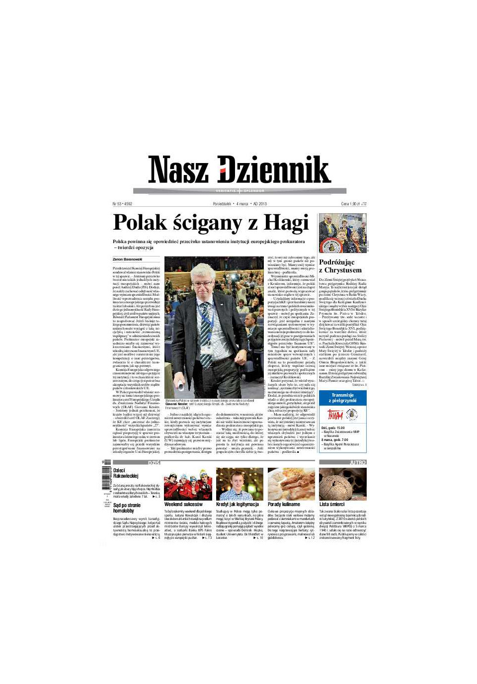 Nasz Dziennik z dnia 04.03.2013 wydanie PDF
