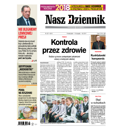 Nasz Dziennik z dnia 06.11.2017 wydanie PDF