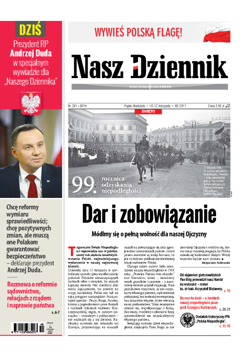 Nasz Dziennik z dnia 10.11.2017 wydanie PDF