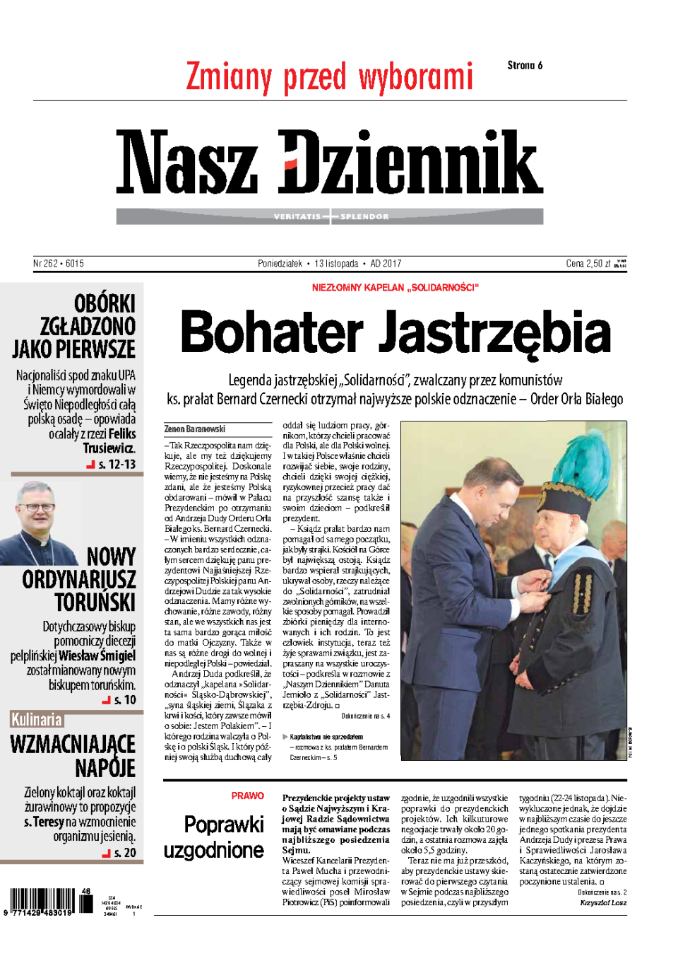 Nasz Dziennik z dnia 13.11.2017 wydanie PDF