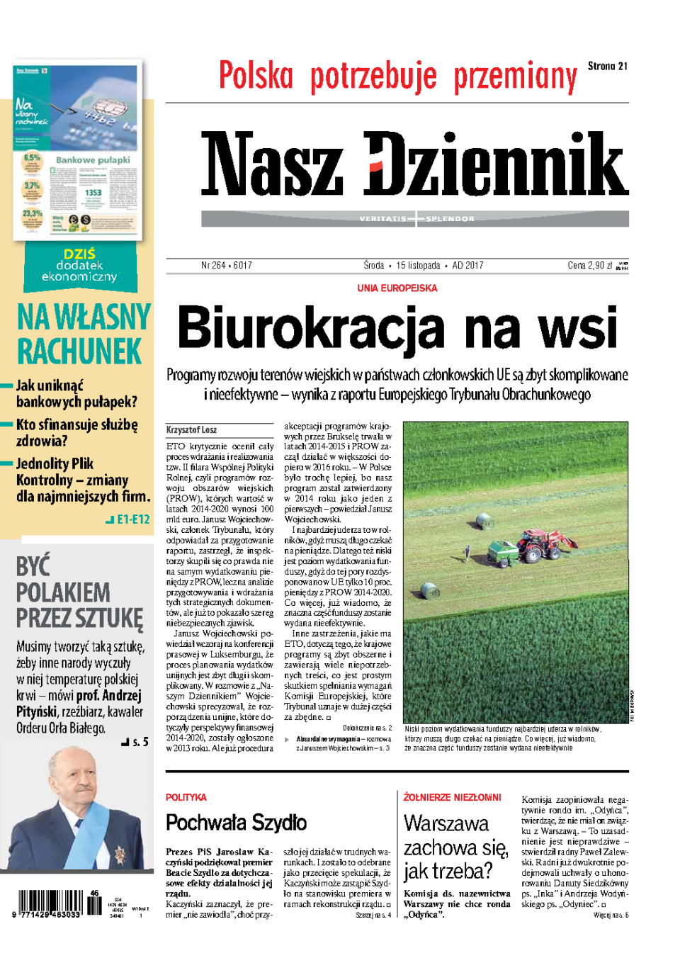 Nasz Dziennik z dnia 15.11.2017 wydanie PDF