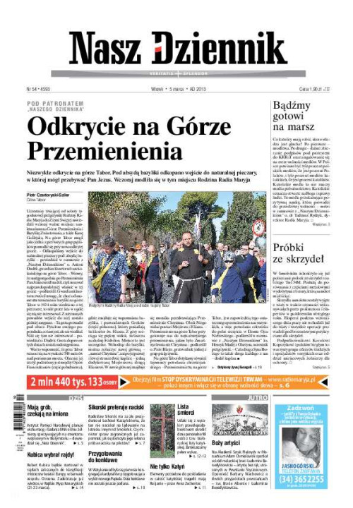 Nasz Dziennik z dnia 05.03.2013 wydanie PDF