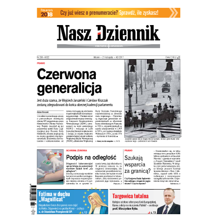Nasz Dziennik z dnia 21.11.2017 wydanie PDF
