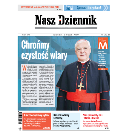 Nasz Dziennik z dnia 25.11.2017 wydanie PDF