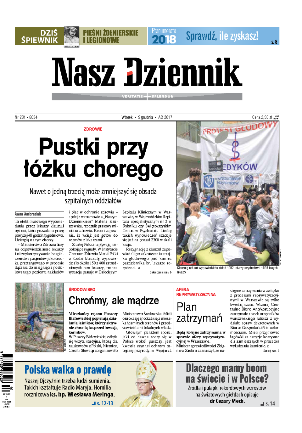 Nasz Dziennik z dnia 05.12.2017 wydanie PDF