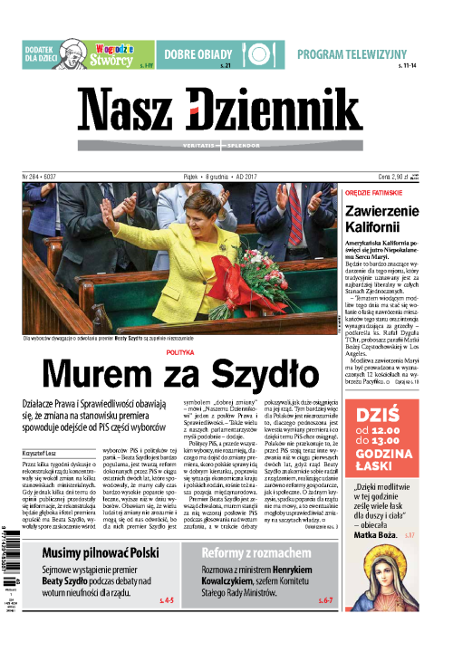 Nasz Dziennik z dnia 08.12.2017 wydanie PDF