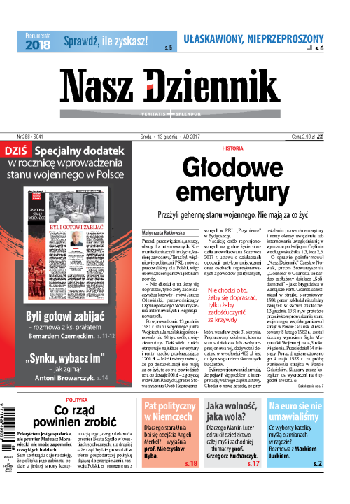 Nasz Dziennik z dnia 13.12.2017 wydanie PDF