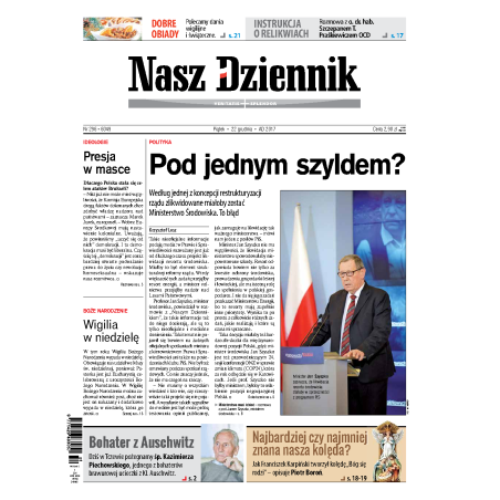 Nasz Dziennik z dnia 22.12.2017 wydanie PDF