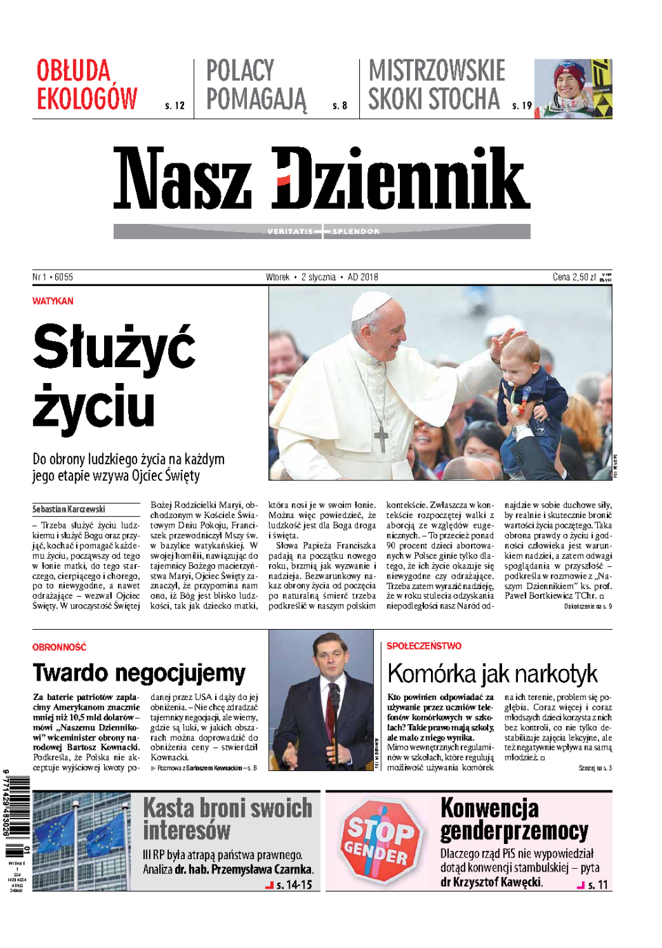 Nasz Dziennik z dnia 02.01.2018 wydanie PDF