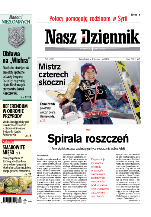 Nasz Dziennik z dnia 08.01.2018 wydanie PDF