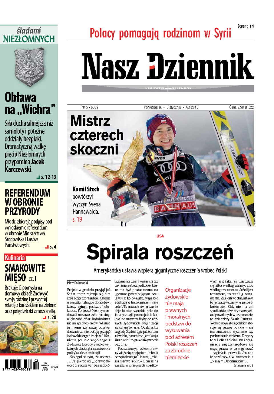 Nasz Dziennik z dnia 08.01.2018 wydanie PDF