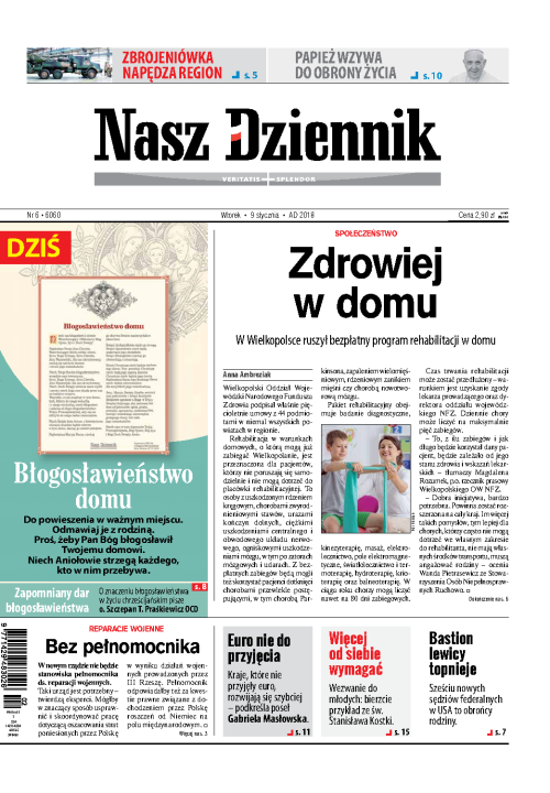 Nasz Dziennik z dnia 09.01.2018 wydanie PDF
